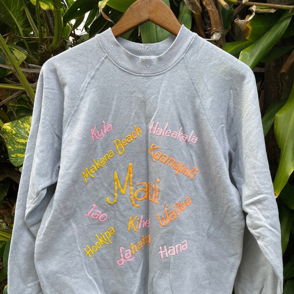 Vintage 80s Maui Hawaii Sweatshirt